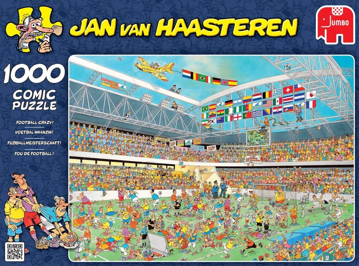 1000 Footbal Crazy, Jan Van Haasteren ( Jumbo 17459 ) imagen a
