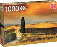 1000 Puesta de Sol en la Toscana, Italia