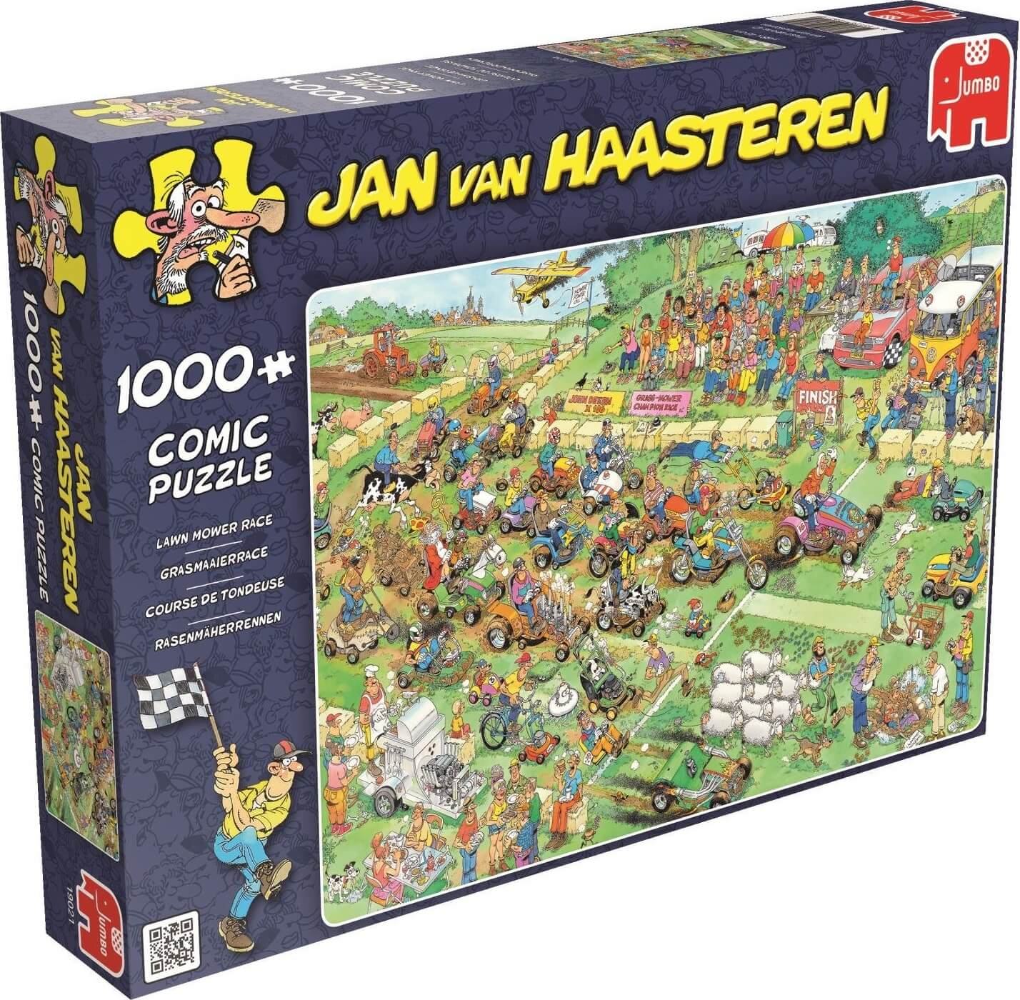 1000 Carrera de Cortacesped, Jan Van Haasteren ( Jumbo 19021 ) imagen b