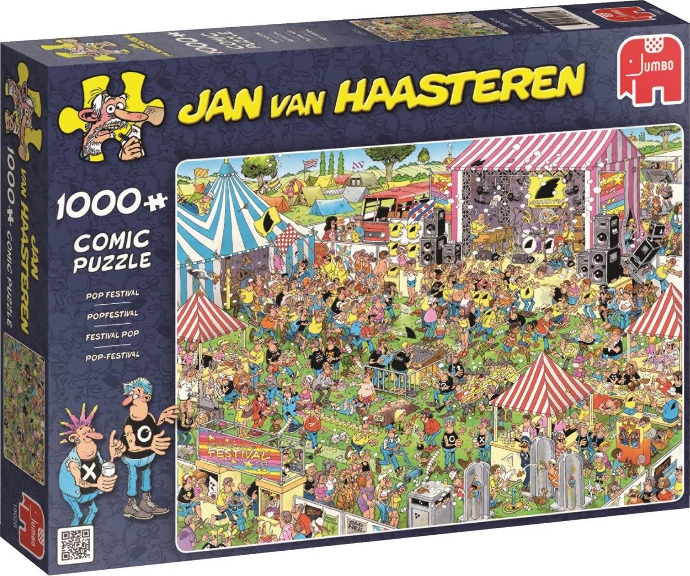 1000 Festival pop, Jan Van Haasteren ( Jumbo 19028 ) imagen b