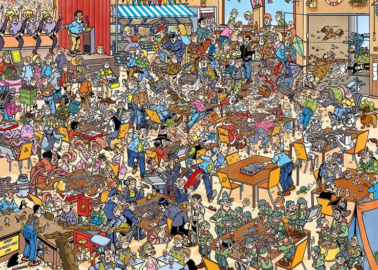 1000 Campeonatos Nacionales de Puzzles Jan Van Haasteren ( Jumbo 19090 ) imagen a