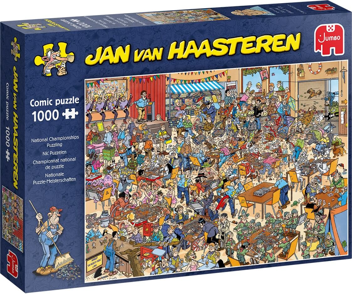 1000 Campeonatos Nacionales de Puzzles Jan Van Haasteren ( Jumbo 19090 ) imagen b