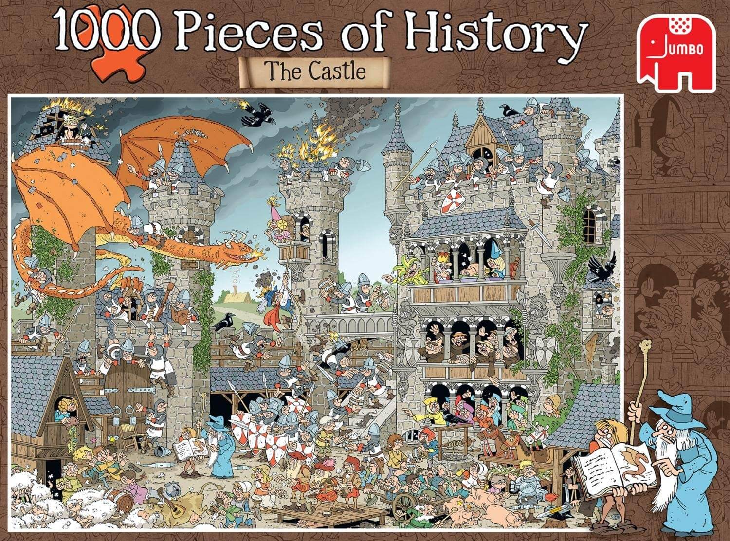 1000 Piezas de Historia, El Castillo ( Jumbo 19202 ) imagen a