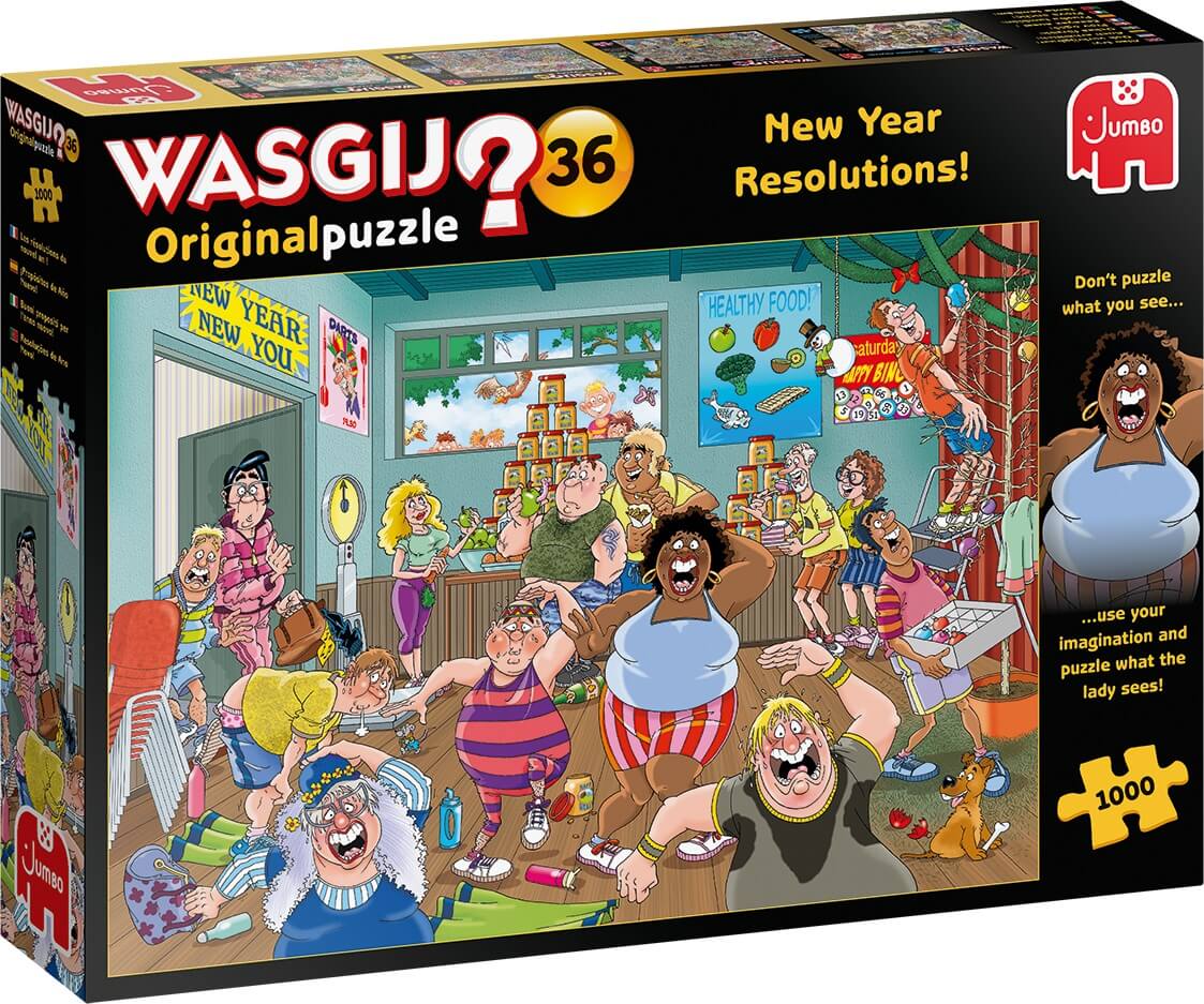 1000 WASGIJ Original 36 Propositos de Año Nuevo ( Jumbo 25000 ) imagen b