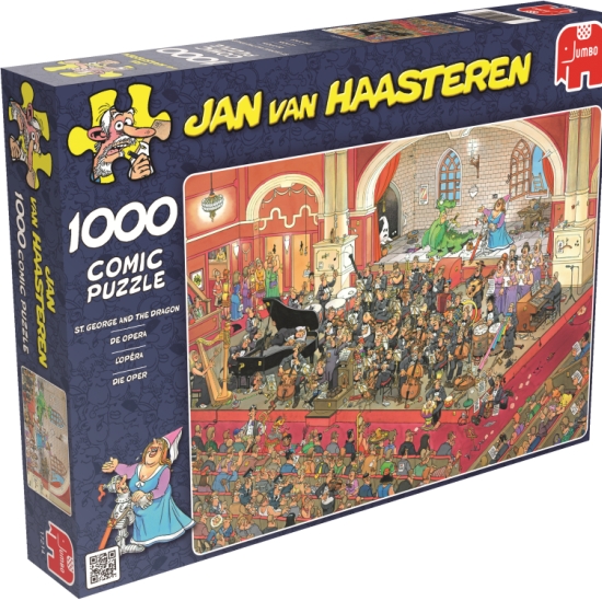 1000 Jan Van Haasteren - En la Ópera ( Jumbo 17214 ) imagen b