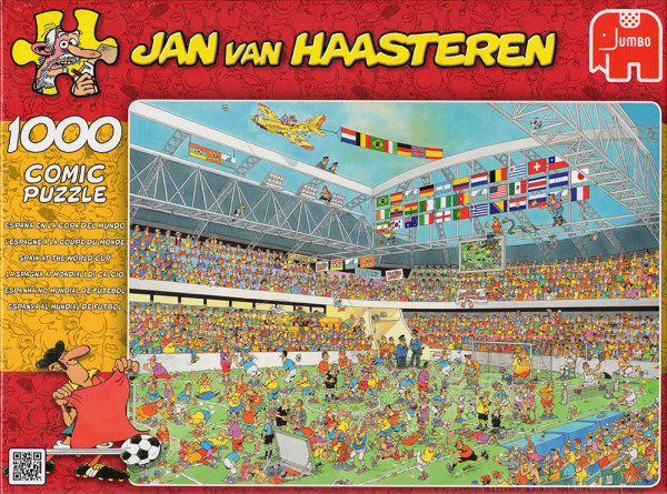 1000 Jan Van Haasteren - España en la copa del Mundo ( Jumbo 19009 ) imagen b