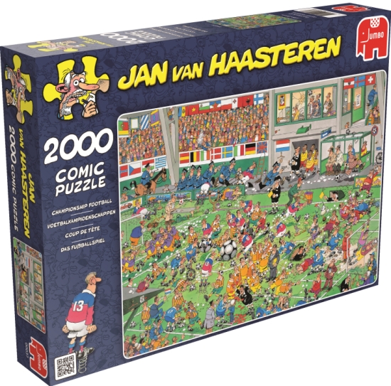 2000 Jan Van Haasteren - Campeonato de Fútbol ( Jumbo 00037 ) imagen b