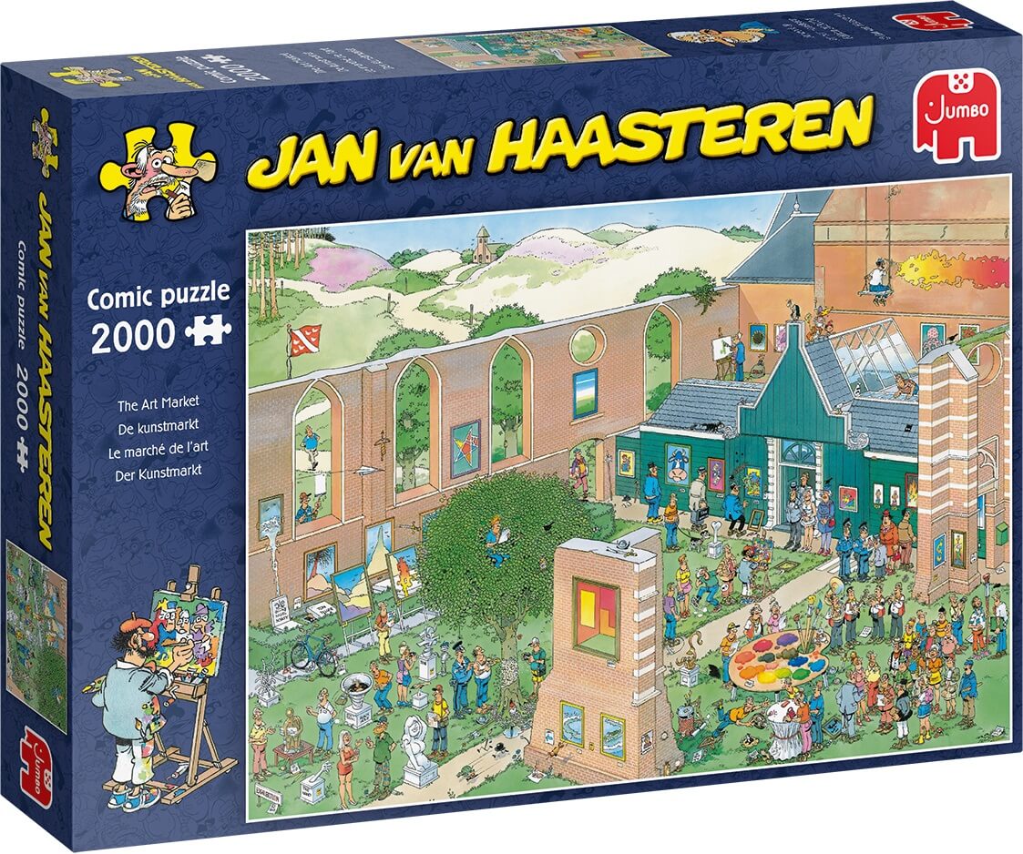 2000 Mercado de Arte Jan van Haasteren ( Jumbo 20023 ) imagen b