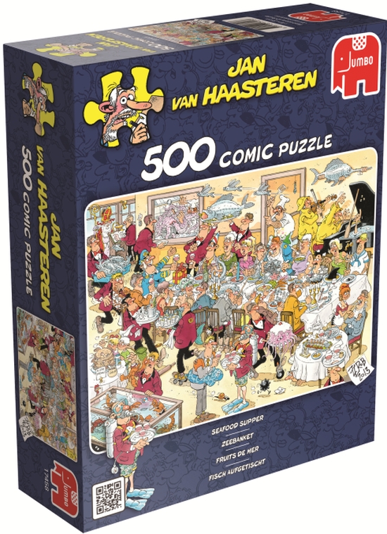 500 Jan Van Haasteren - Cena de Marisco ( Jumbo 17458 ) imagen b