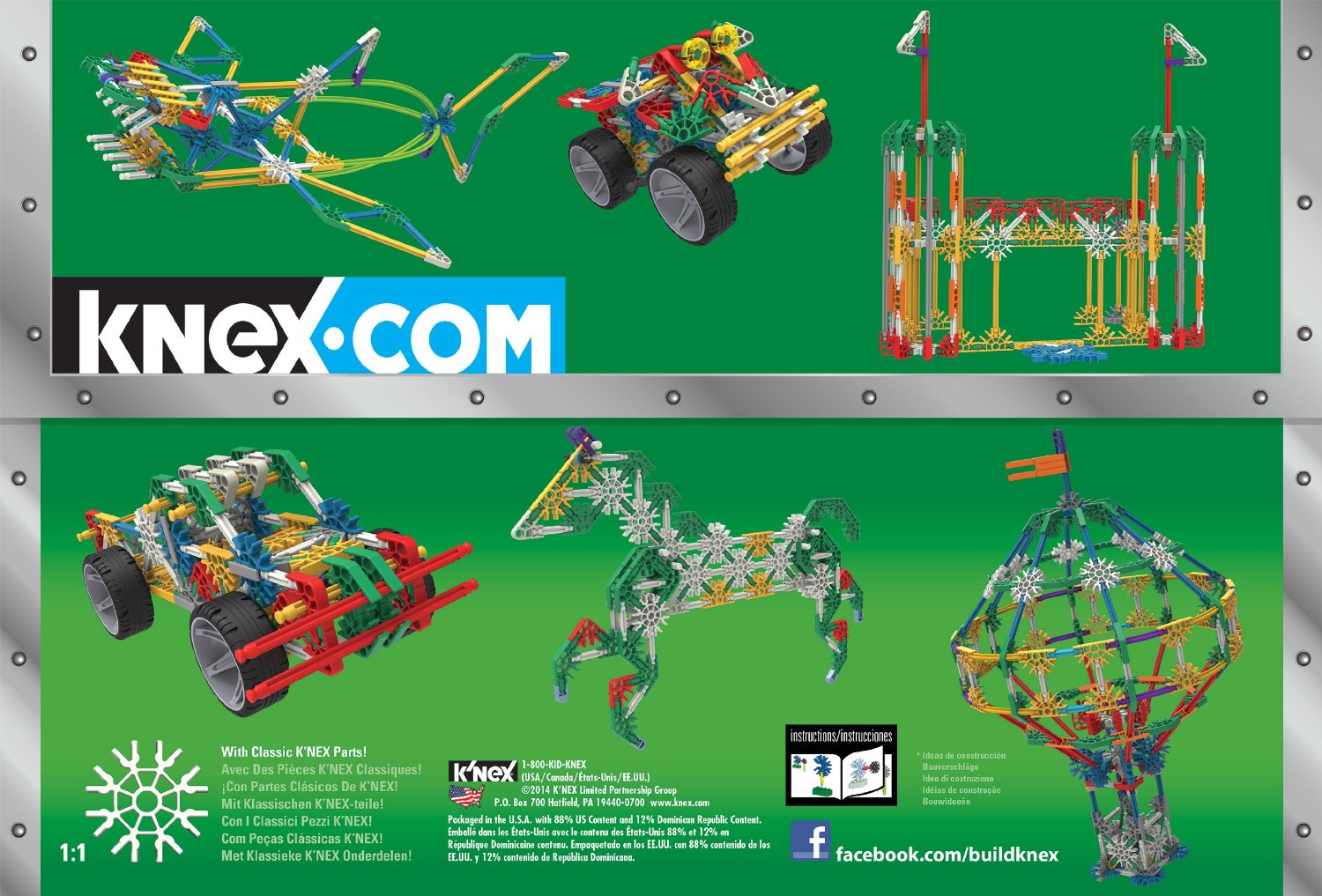 Mega Baúl 705 piezas ( KNEX 13419 ) imagen d