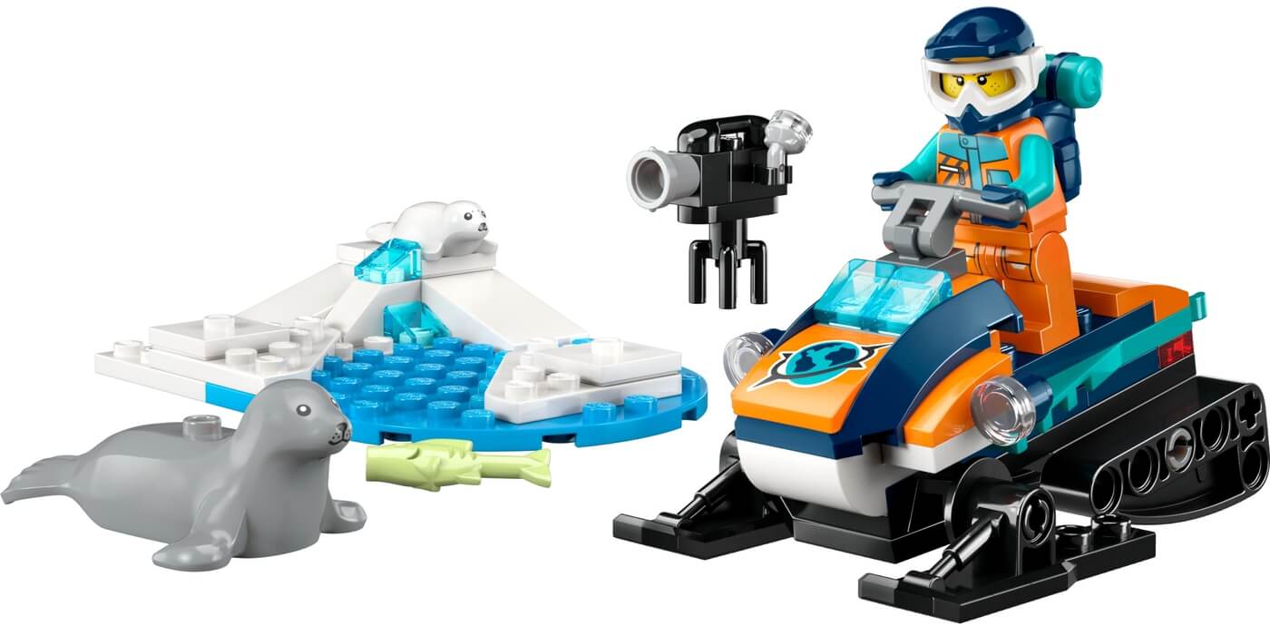 Lego Set Lego City Exploradores Articos Lego Moto Nieve
