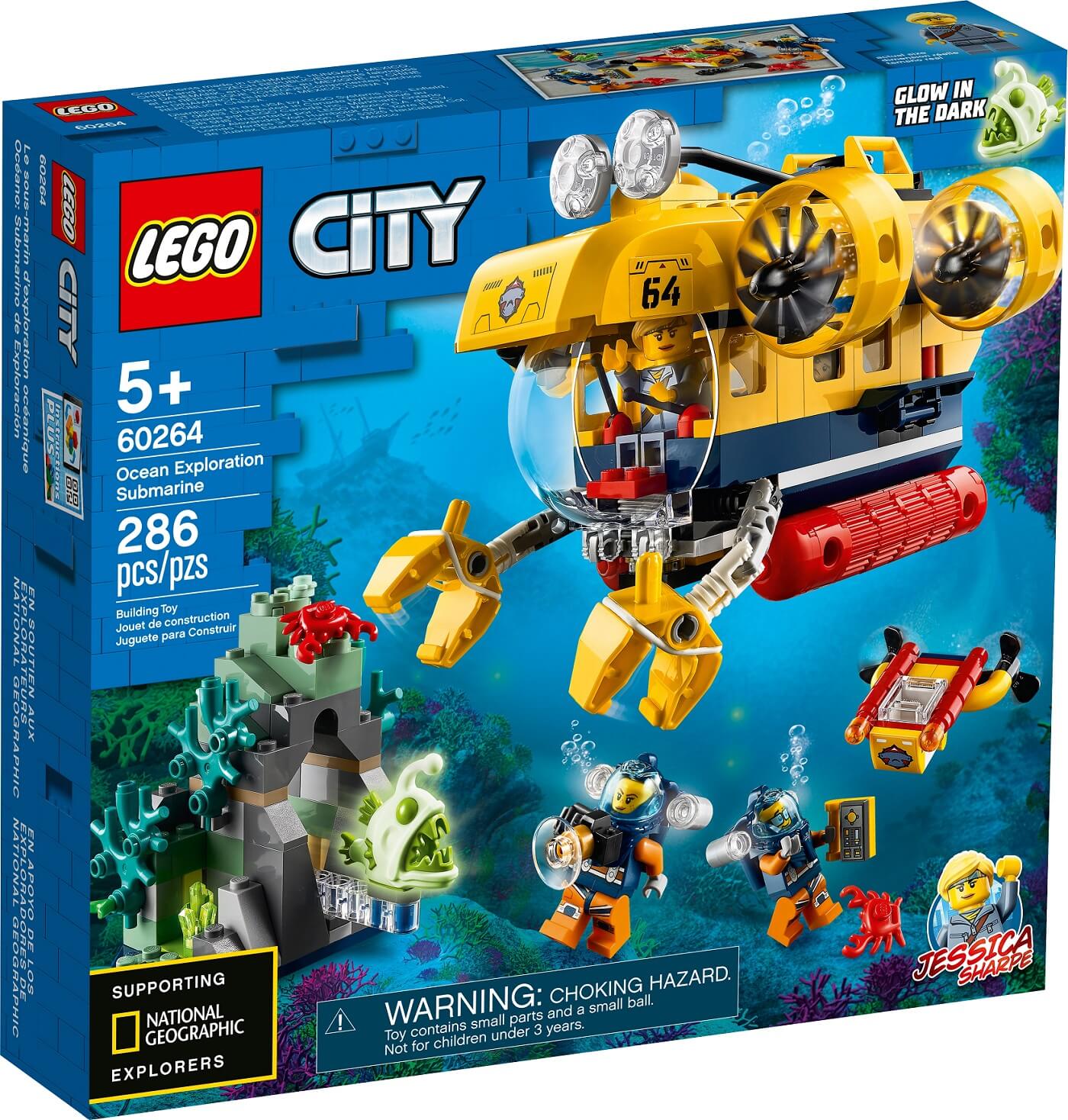 Submarino de Exploracion Oceanica ( Lego 60264 ) imagen d