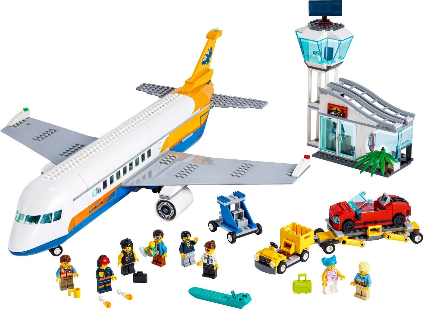 Avion de Pasajeros y Terminal ( Lego 60262 ) imagen a