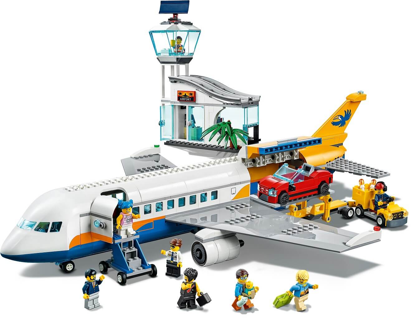 Avion de Pasajeros y Terminal ( Lego 60262 ) imagen b