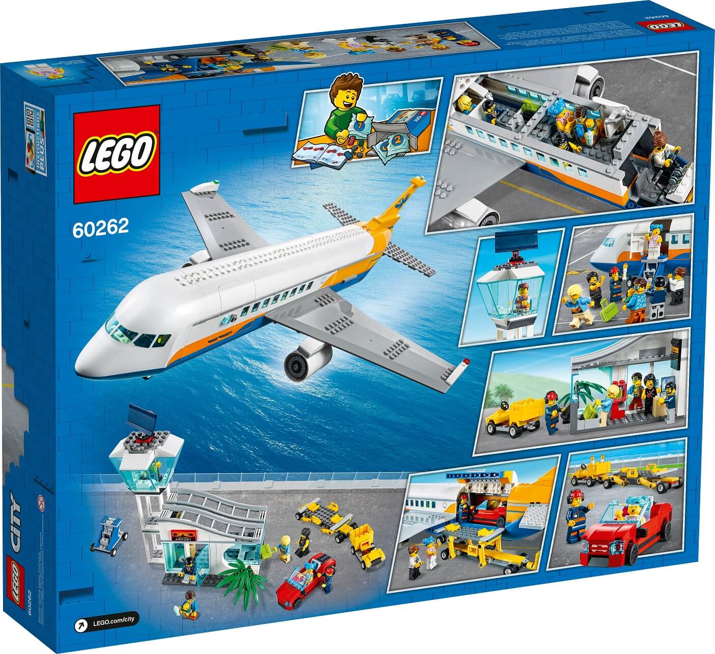 Avion de Pasajeros y Terminal ( Lego 60262 ) imagen c