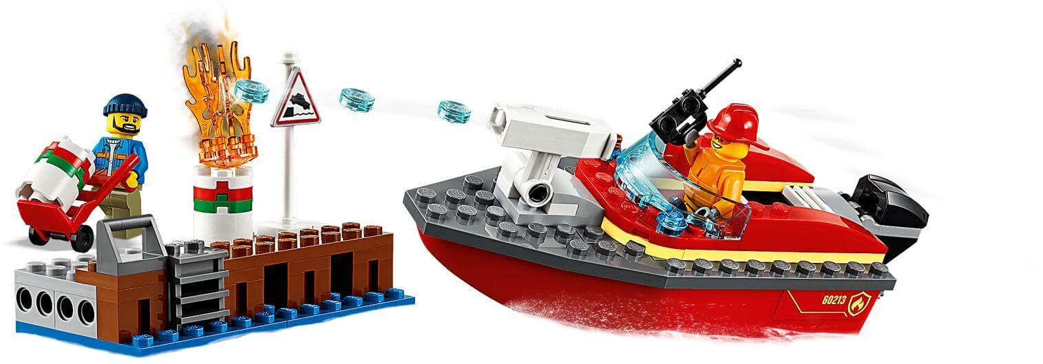 Llamas en el muelle ( Lego 60213 ) imagen b