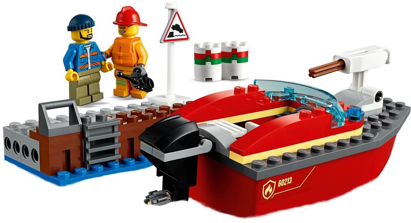 Llamas en el muelle ( Lego 60213 ) imagen d