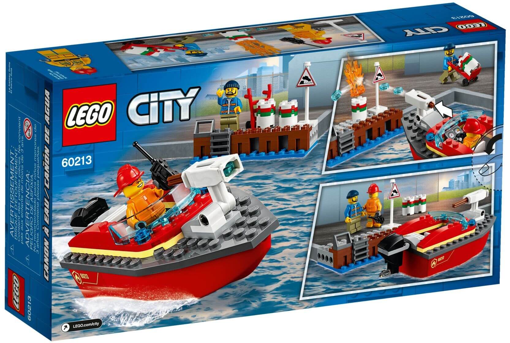 Llamas en el muelle ( Lego 60213 ) imagen e