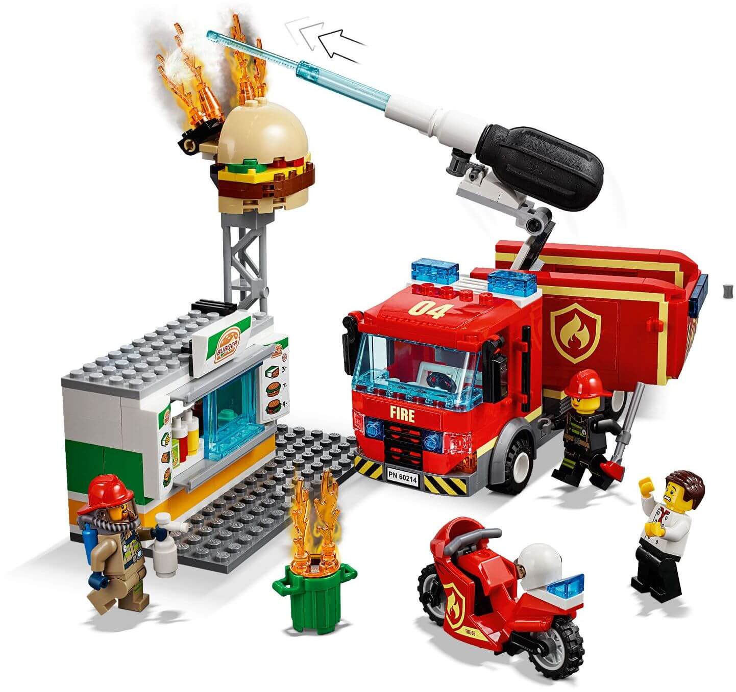 Rescate del incendio ( Lego 60214 ) imagen b