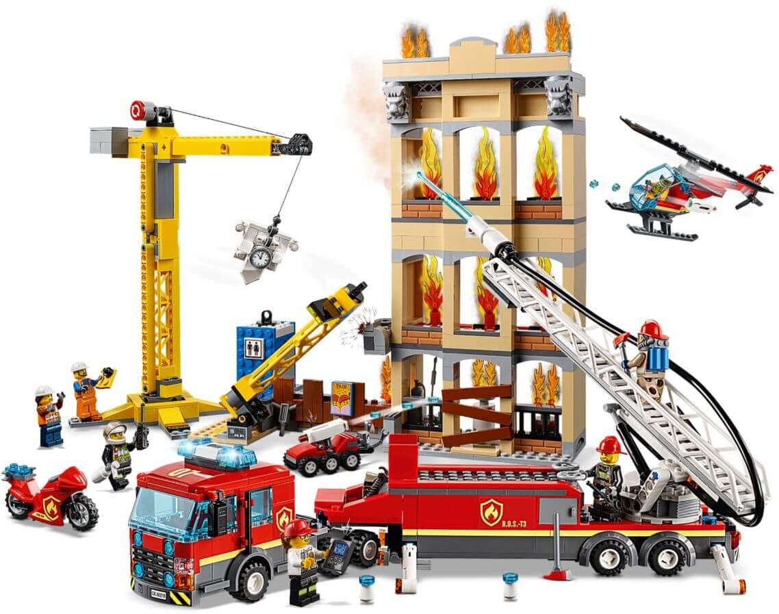 Brigada Bomberos Distrito Centro ( Lego 60216 ) imagen b