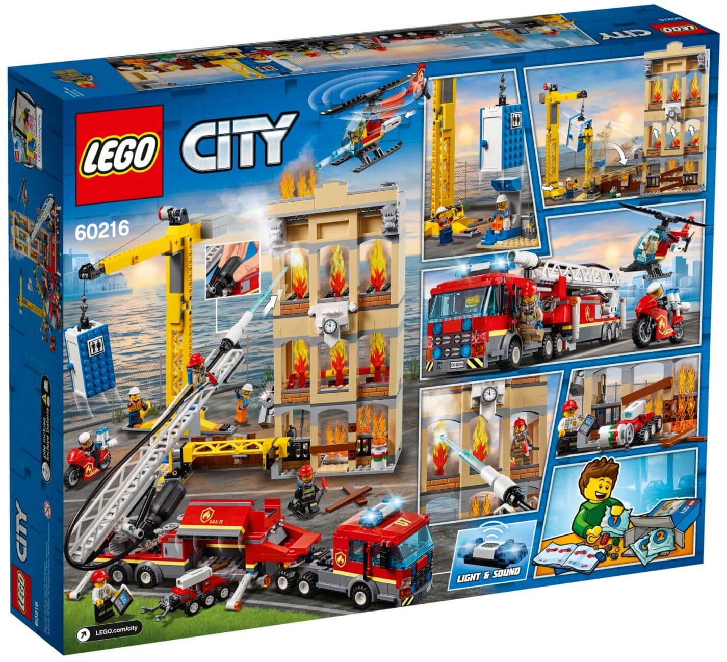 Brigada Bomberos Distrito Centro ( Lego 60216 ) imagen c