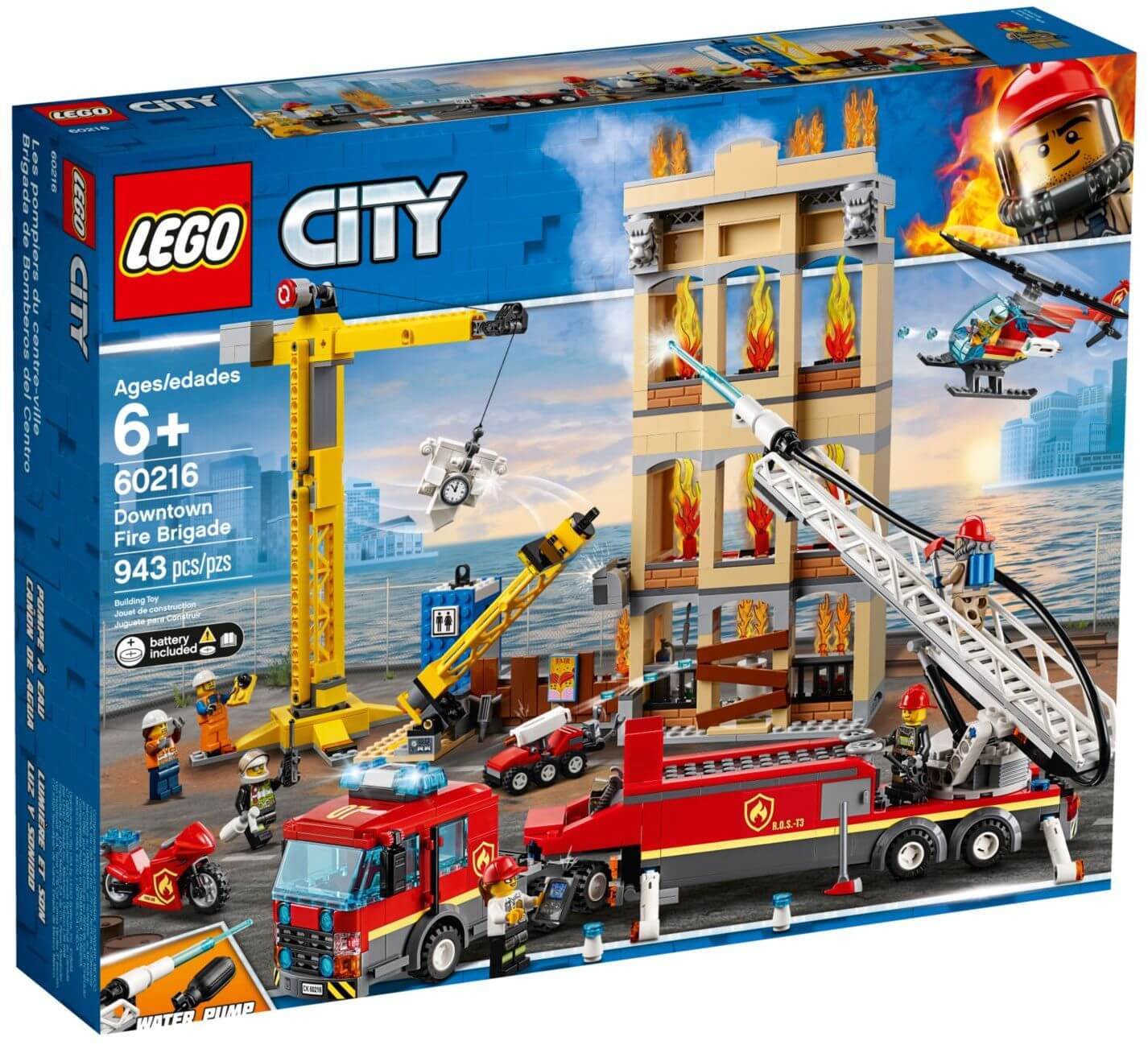 Brigada Bomberos Distrito Centro ( Lego 60216 ) imagen d