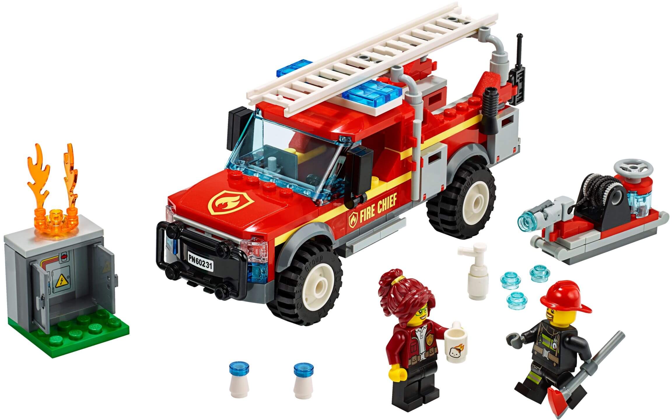Camion de Intervencion de la Jefa de Bomberos ( Lego 60231 ) imagen a