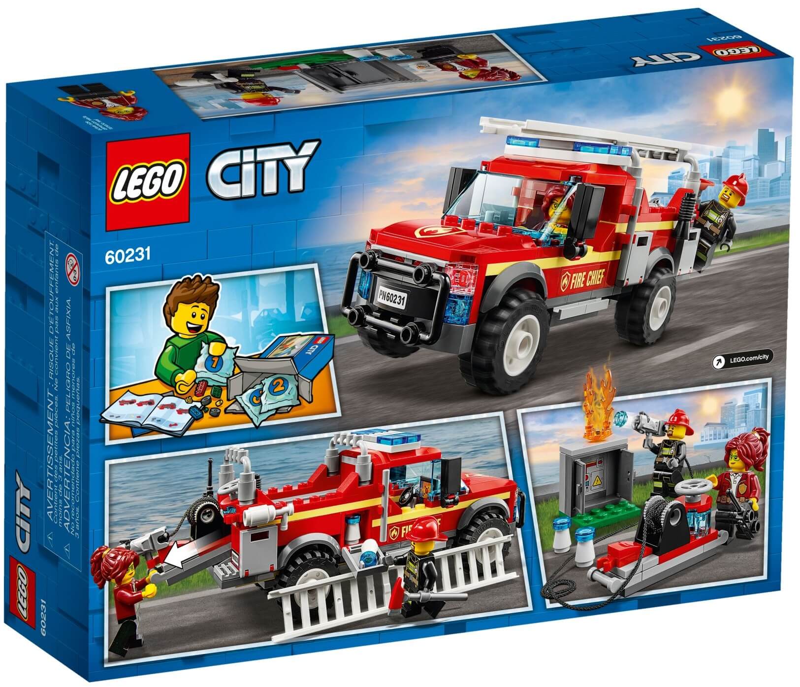 Camion de Intervencion de la Jefa de Bomberos ( Lego 60231 ) imagen d