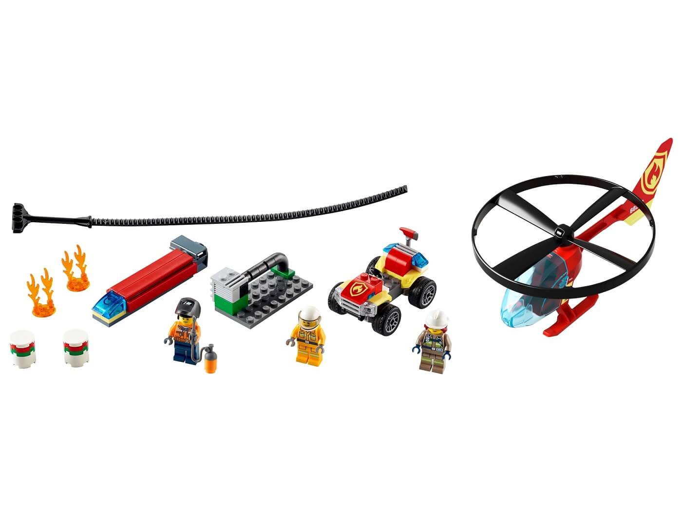 Intervencion del Helicoptero de Bomberos ( Lego 60248 ) imagen a
