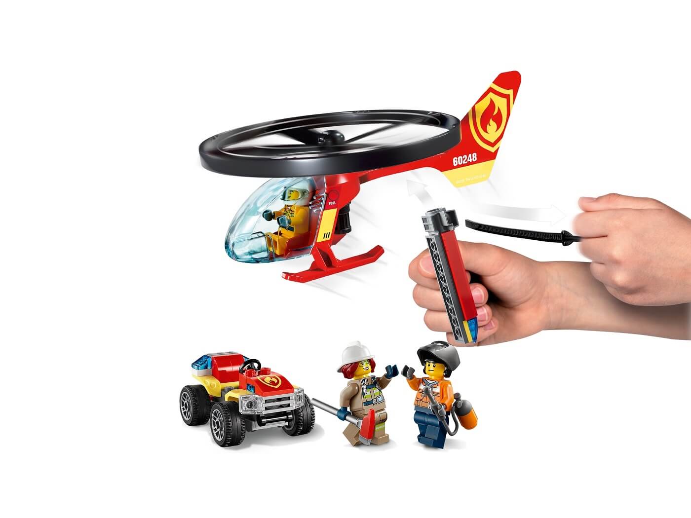 Intervencion del Helicoptero de Bomberos ( Lego 60248 ) imagen c