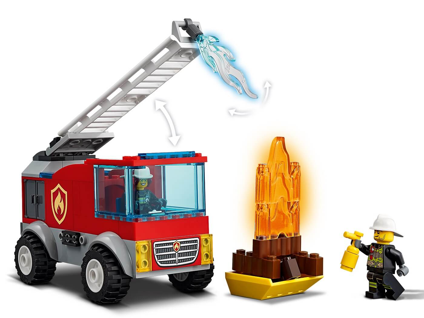 Camion de Bomberos con Escalera de Incencios ( Lego 60280 ) imagen d