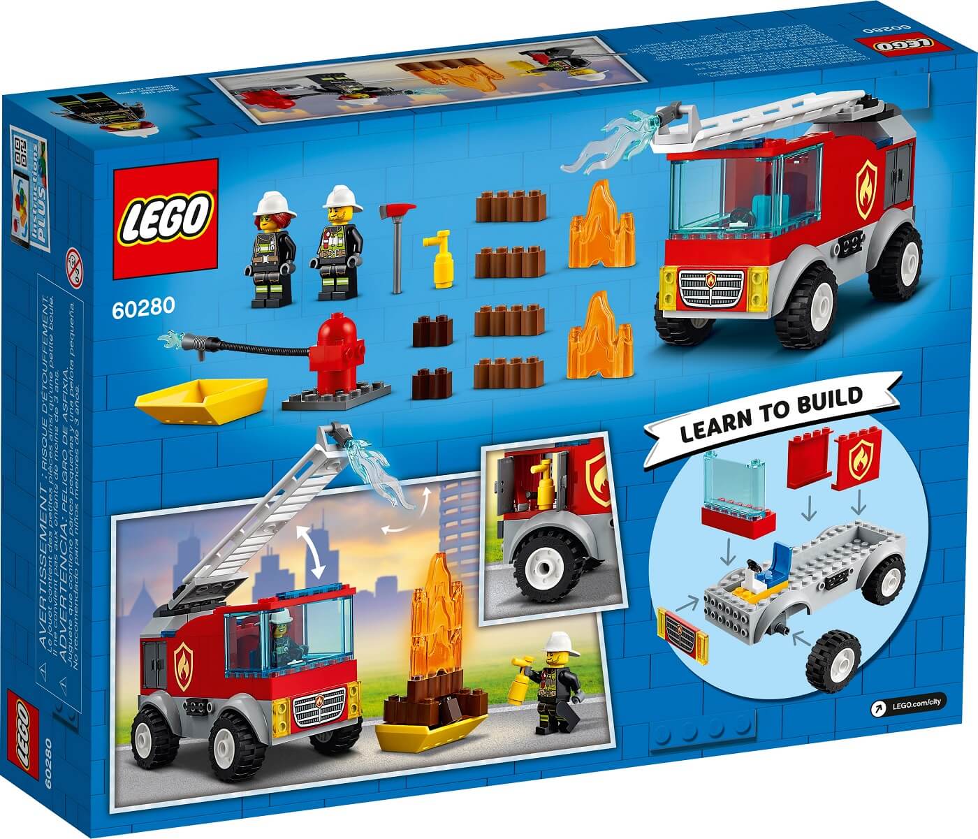 Camion de Bomberos con Escalera de Incencios ( Lego 60280 ) imagen g