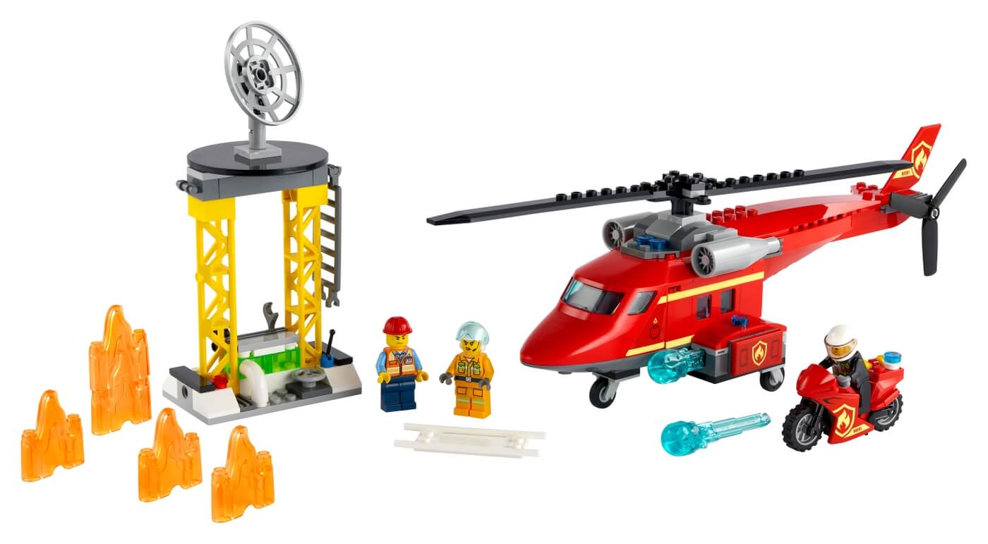 Helicoptero de Rescate de Bomberos ( Lego 60281 ) imagen a