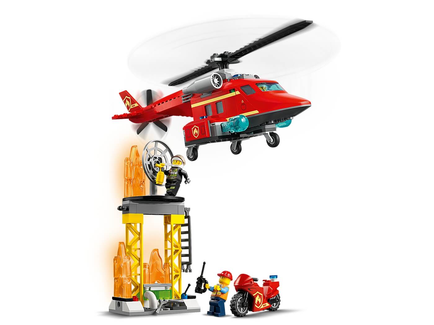 Helicoptero de Rescate de Bomberos ( Lego 60281 ) imagen e