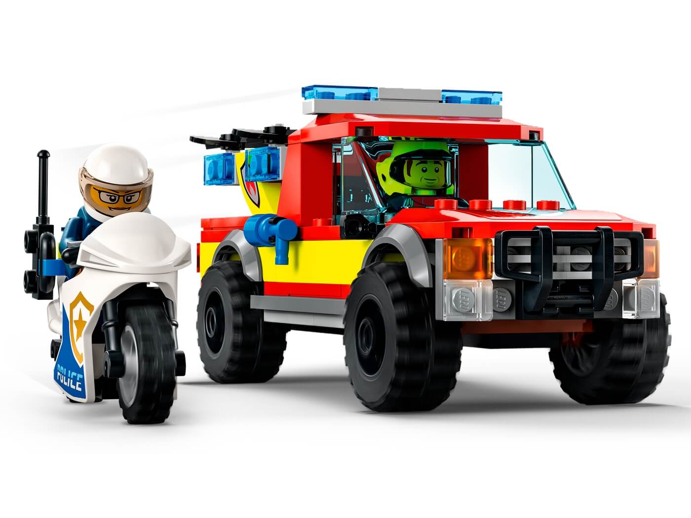 Rescate de Bomberos y Persecucion Policial ( Lego 60319 ) imagen b