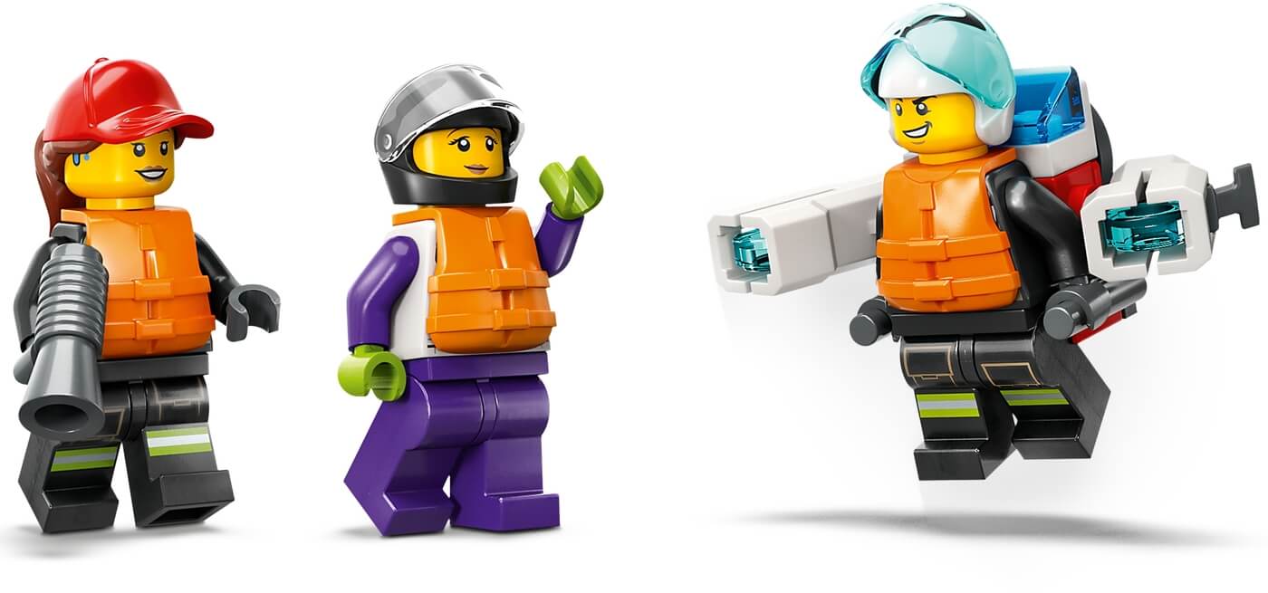 Lancha de Rescate de Bomberos ( Lego 60373 ) imagen f