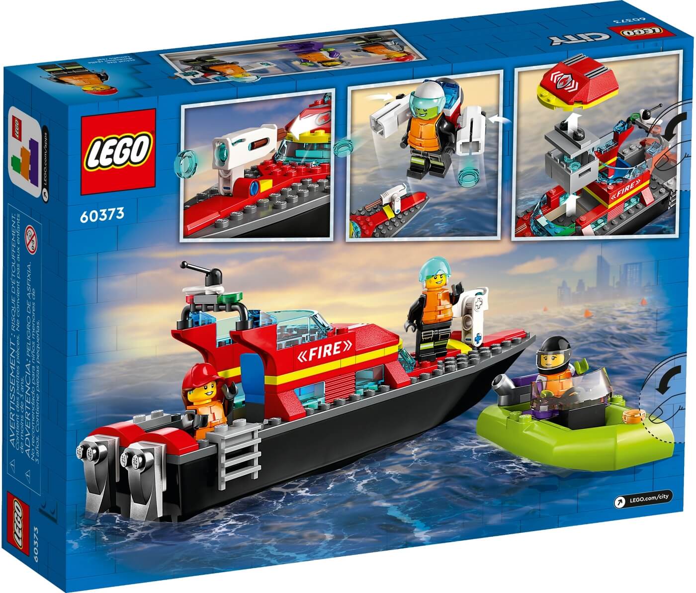 Lancha de Rescate de Bomberos ( Lego 60373 ) imagen g