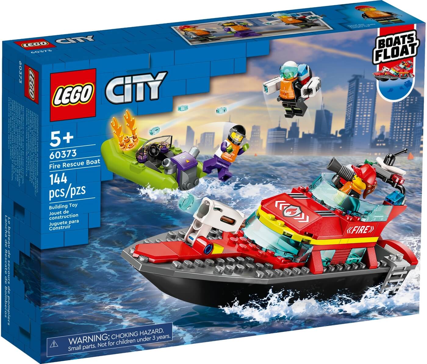 Lancha de Rescate de Bomberos ( Lego 60373 ) imagen h