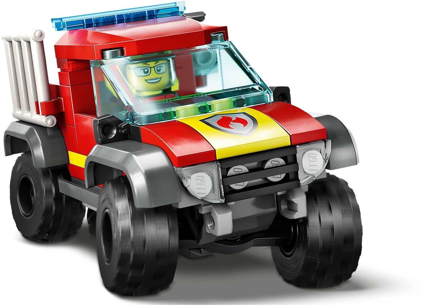 Camion de Rescate 4x4 de Bomberos ( Lego 60393 ) imagen c