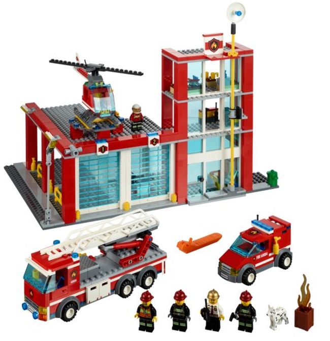 Estación Bomberos ( Lego 60004 ) imagen a