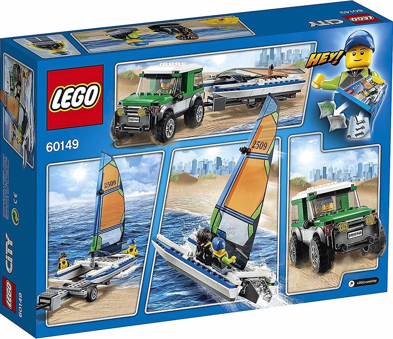 4x4 con catamarán ( Lego 60149 ) imagen e