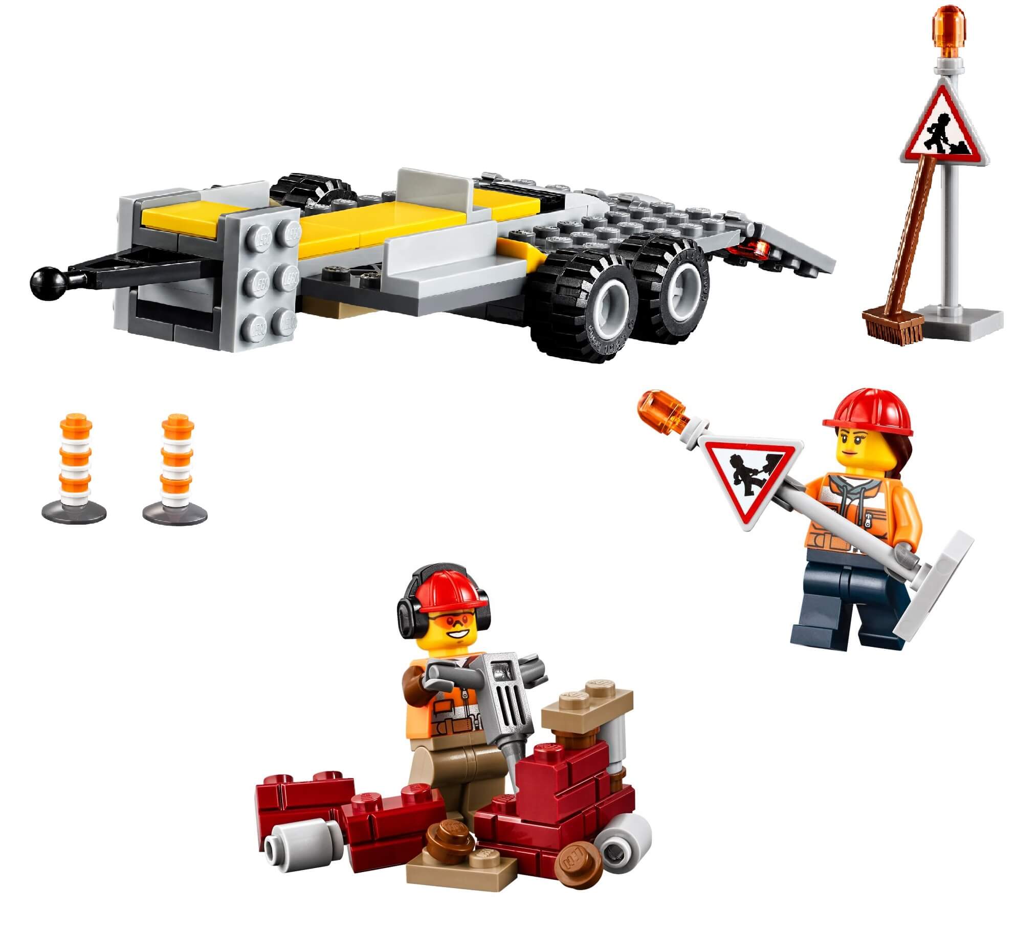 Barredora y excavadora ( Lego 60152 ) imagen e