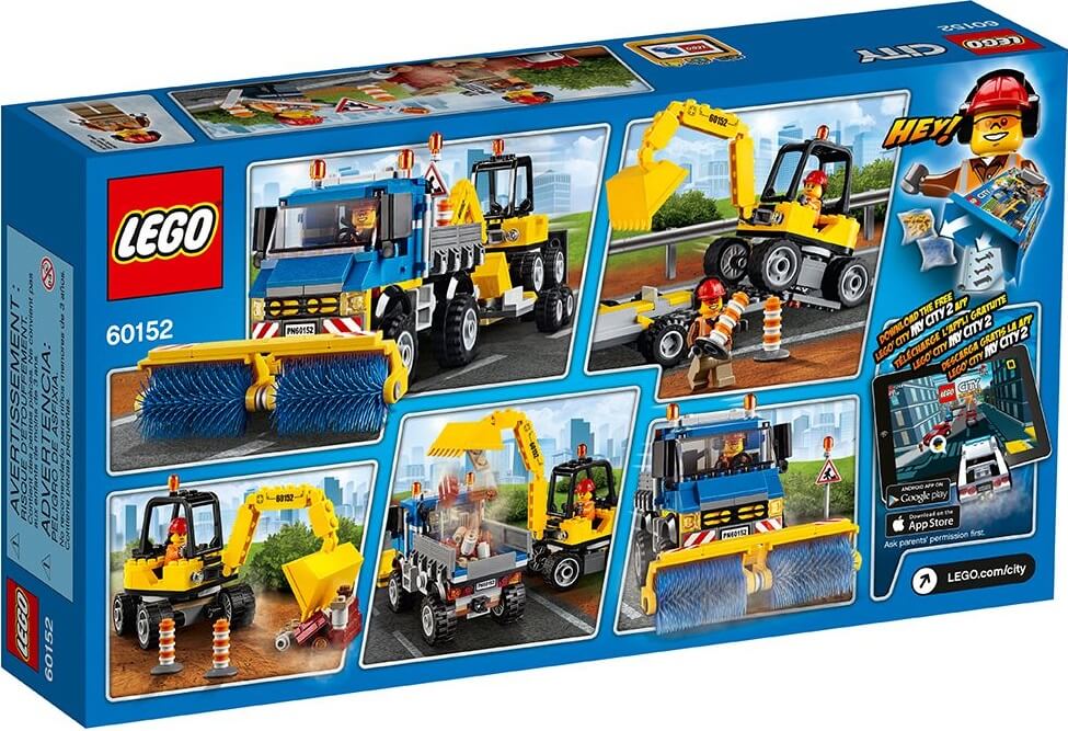 Barredora y excavadora ( Lego 60152 ) imagen f