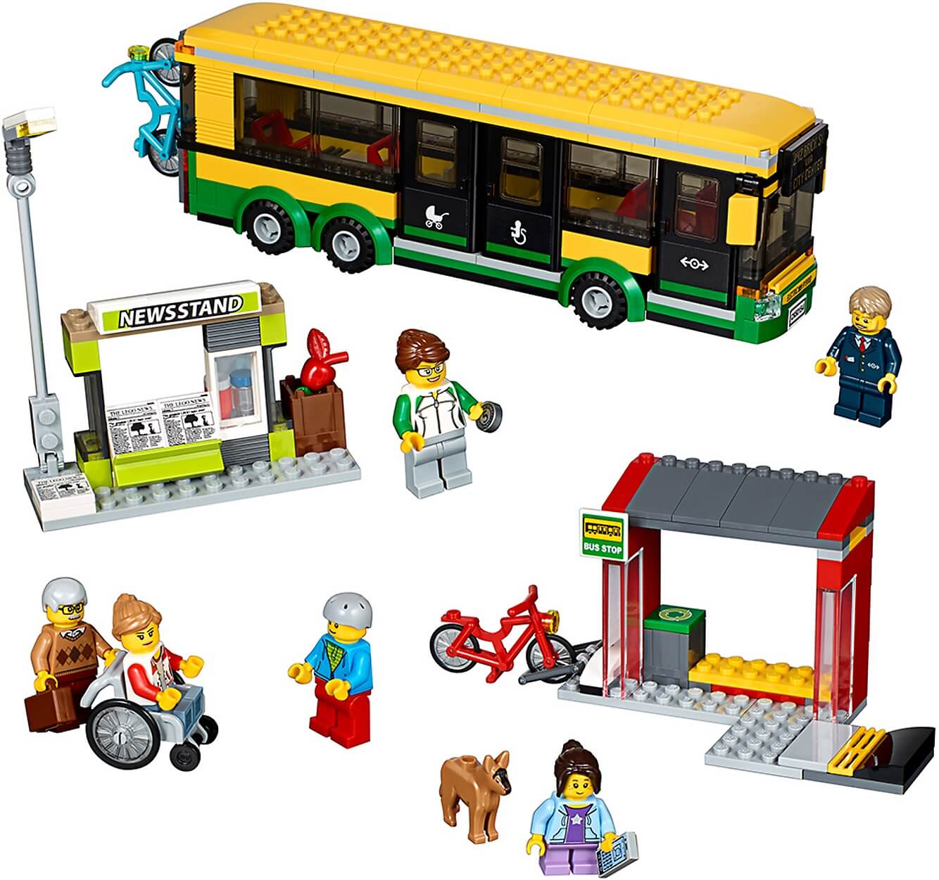 Estación de autobuses ( Lego 60154 ) imagen a