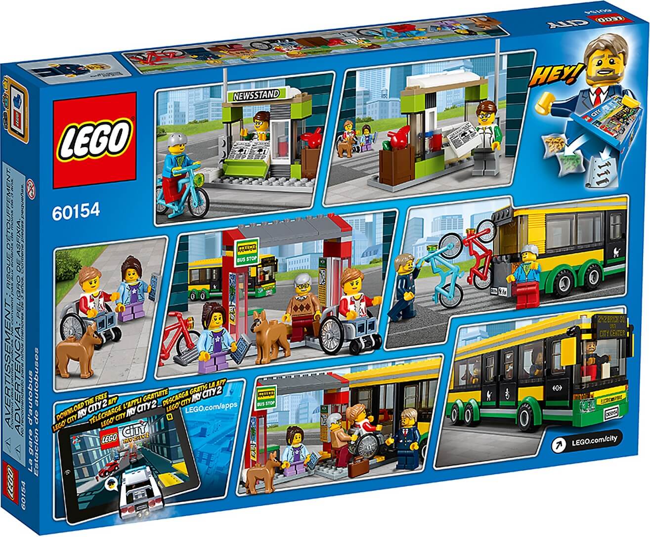 Estación de autobuses ( Lego 60154 ) imagen e