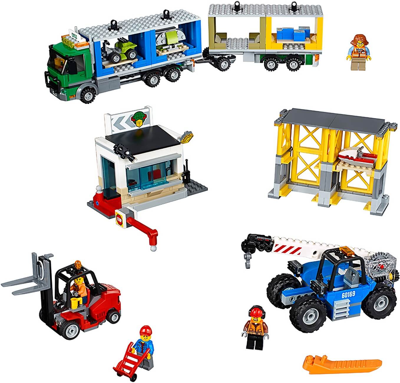 Terminal de mercancías ( Lego 60169 ) imagen a