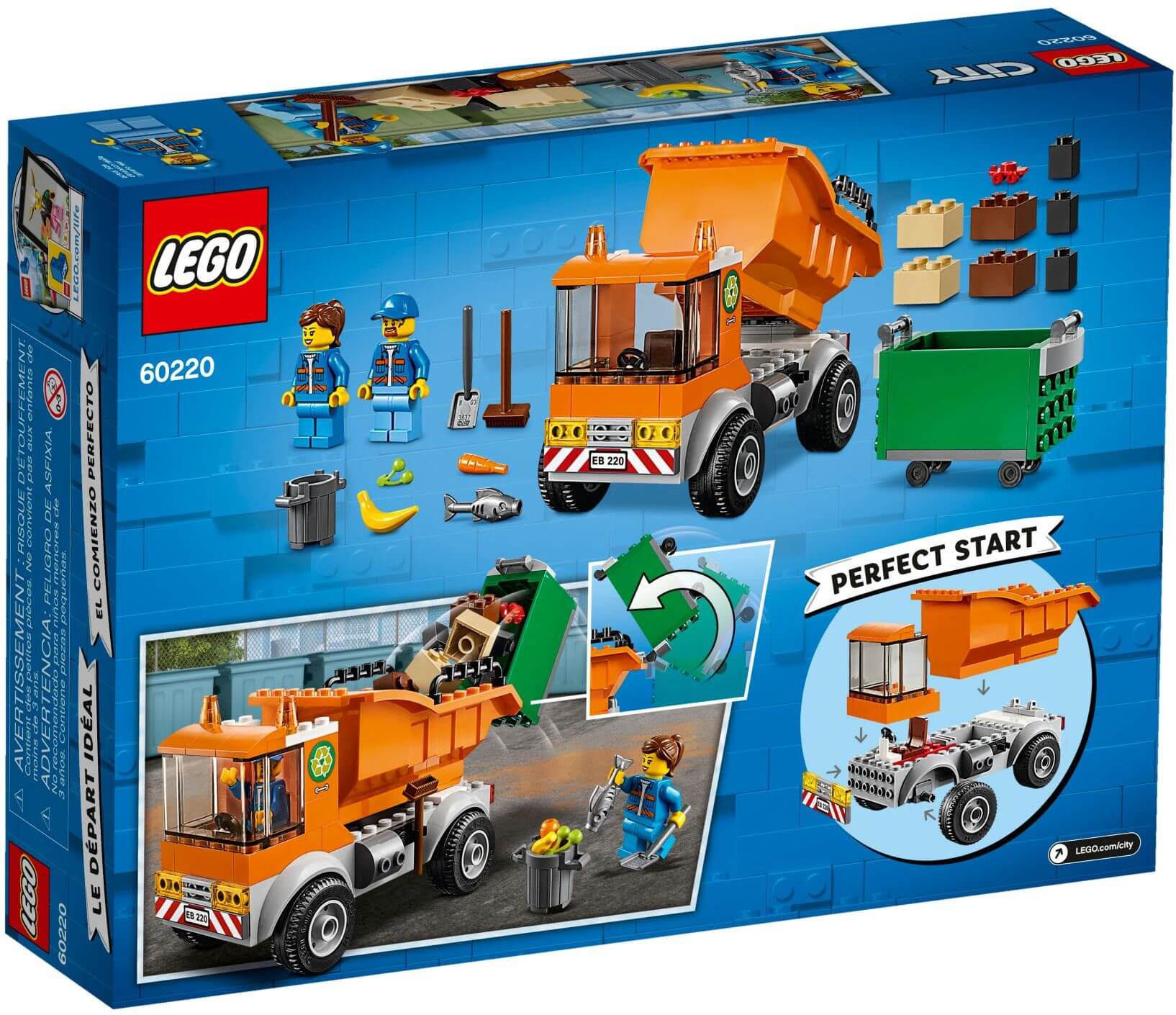 Camión de la basura ( Lego 60220 ) imagen d