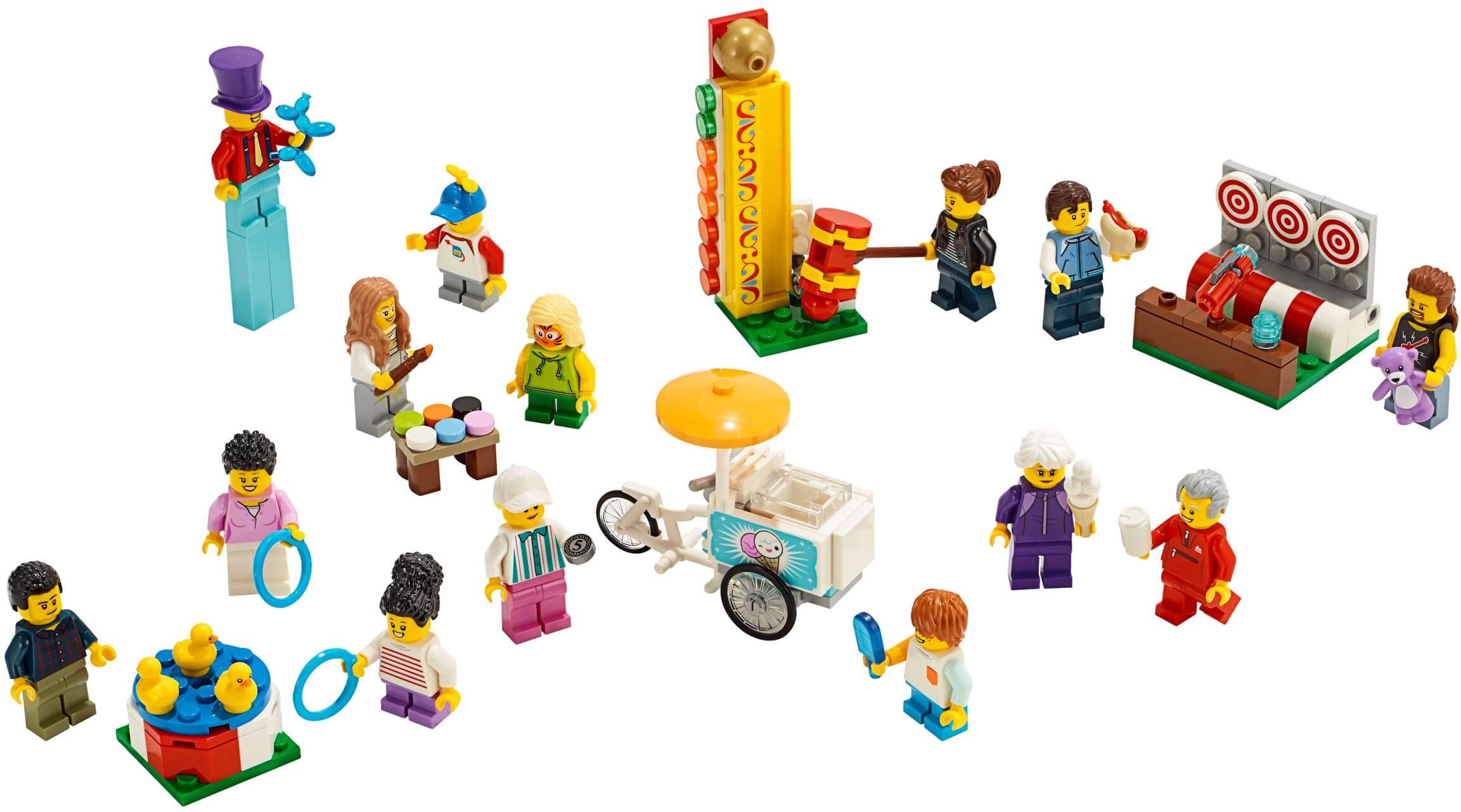 Pack de minifiguras Feria ( Lego 60234 ) imagen a