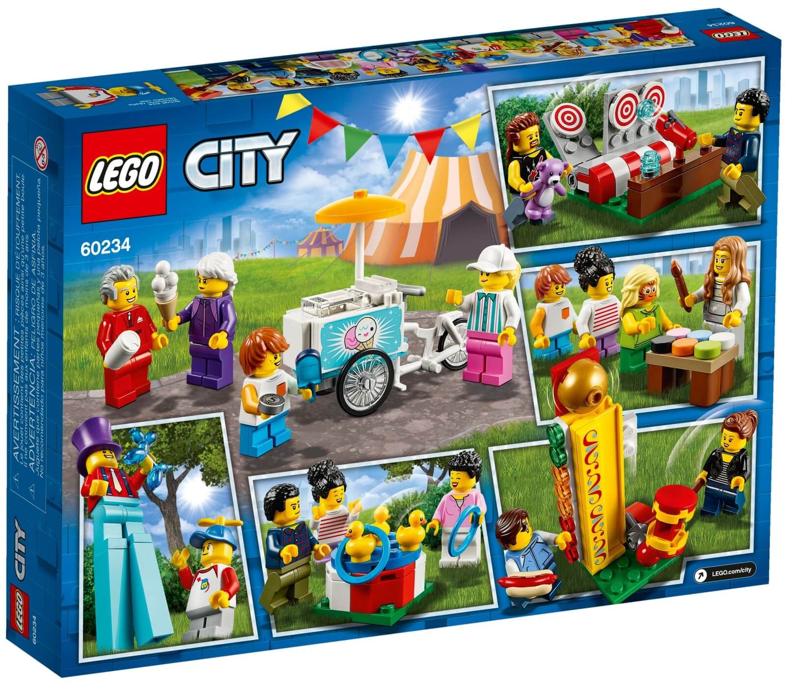 Pack de minifiguras Feria ( Lego 60234 ) imagen b