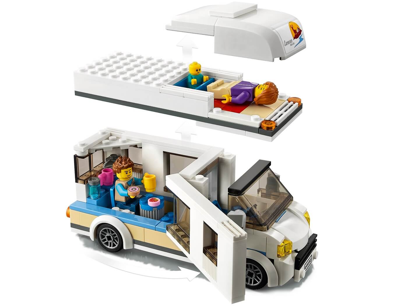 Autocaravana de Vacaciones ( Lego 60283 ) imagen e